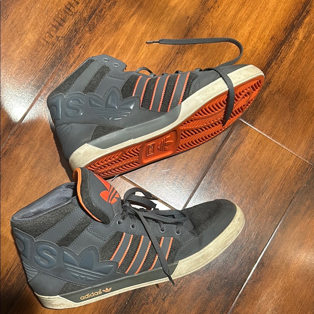 adidas Black and Orange Athletic Shoes